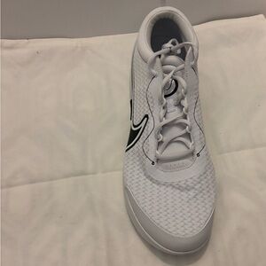 Nike White Sneakers with Breathable Mesh and Sleek Design